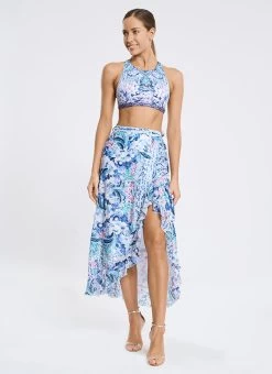 Babylon Frill Wrap Skirt