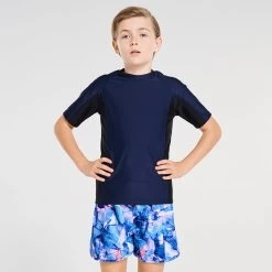 Building Blocks Short Sleeve Rash Vest