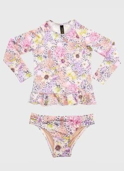 Daisy Long Sleeve Rash Vest Set