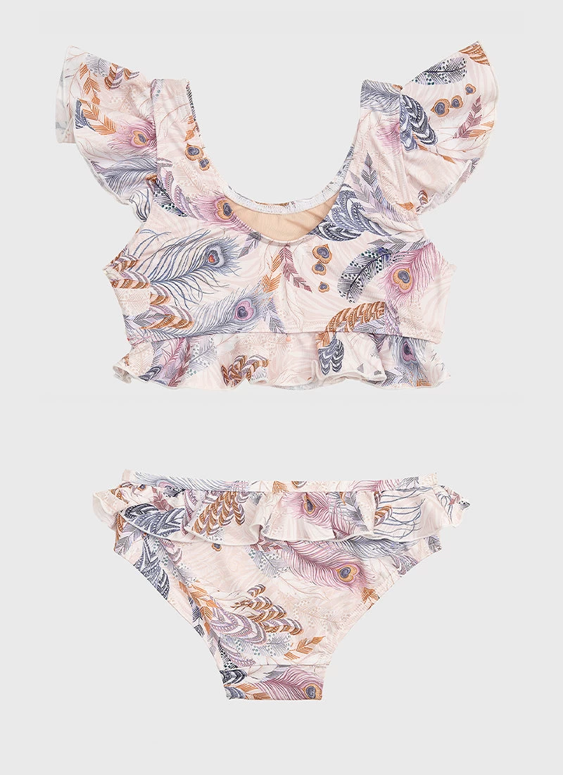 Plumeria Frill Bikini Set - Image 2