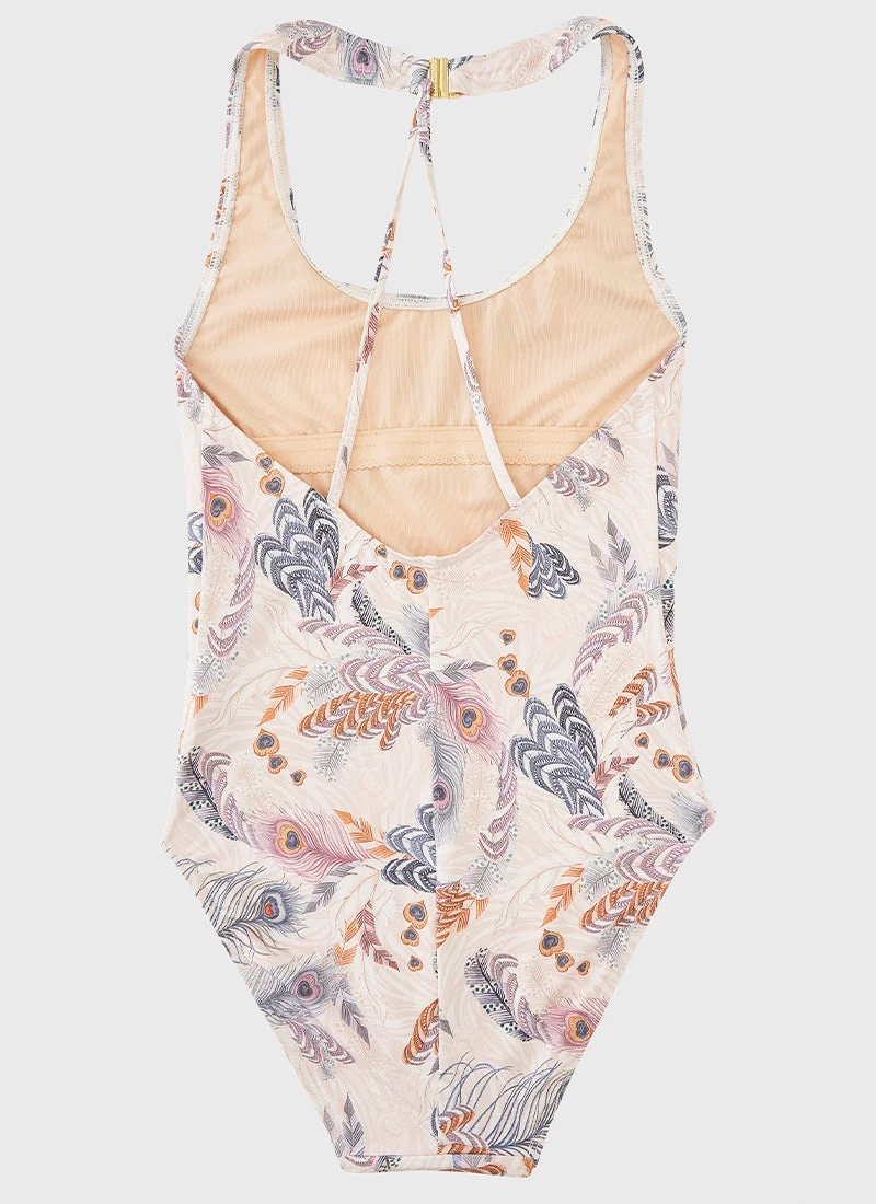 Plumeria Cross Back One Piece - Image 2