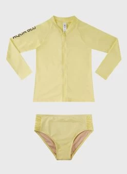 Stepping Stones Long Sleeve Rash Vest Set